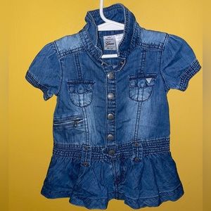 Baby Guess denim dress. Size 3T